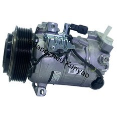 DENSO SG437100-9810 AC Compressor rear housing port connections