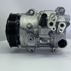 DENSO 447150-4881 AC Compressor rear housing port connections