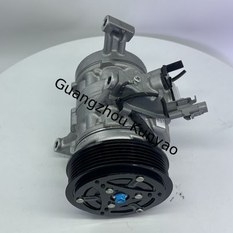 DENSO IC437140-0340 AC Compressor rear housing port connections