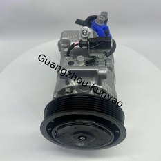 DENSO 437100-7411 AC Compressor rear housing port connections